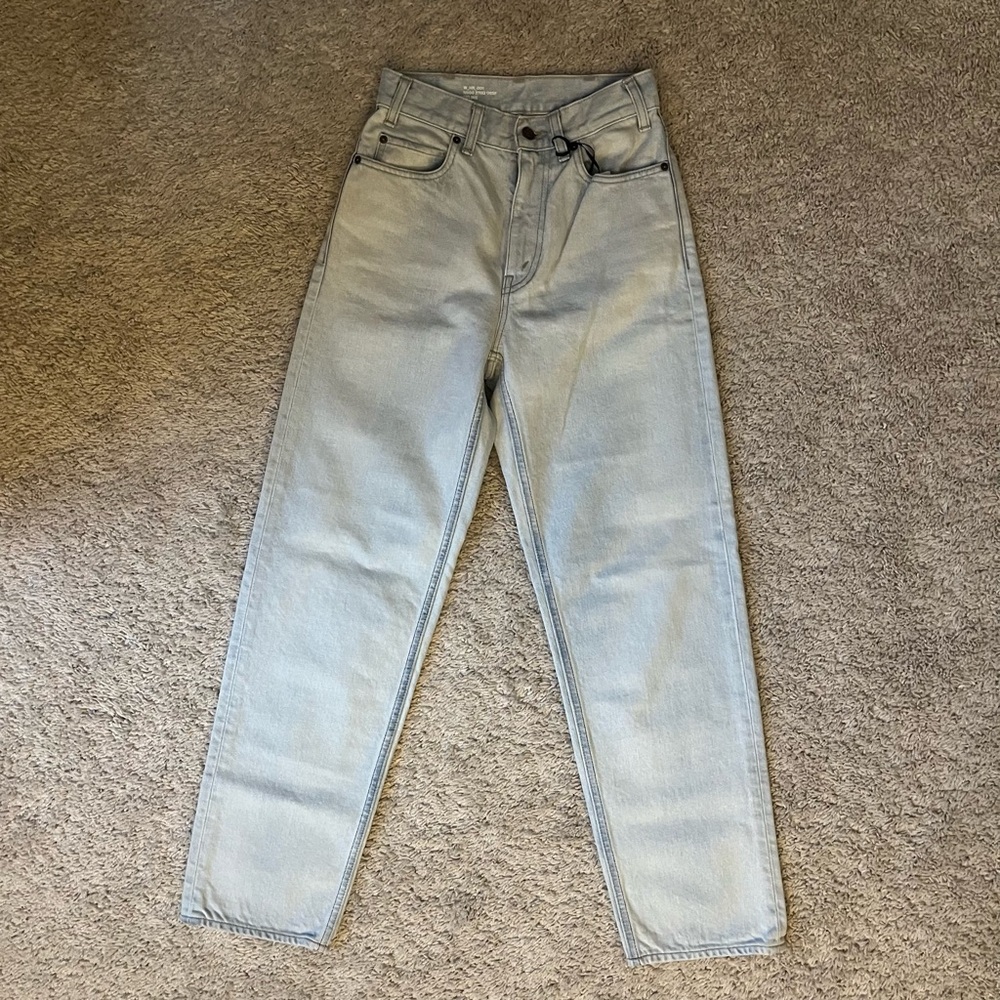 Celine Light Blue High-Rise Straight Jeans - Picture 3 of 13